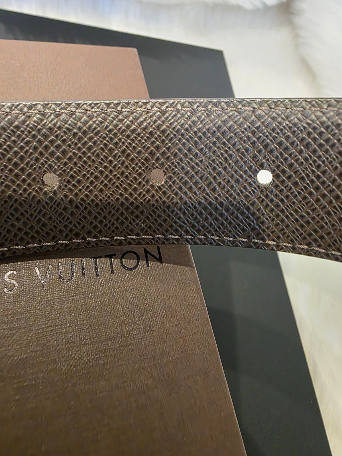 ルイヴィトン ベルト アンヴァントゥール サンチュール ダミエ エベヌ 90 楽天市場】LOUIS VUITTON ルイ ヴィトン ダミエ サンチュール