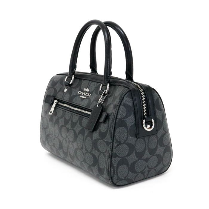 コーチ COACH ローワンサッチェル PVC レザー シグネチャー 83607 ミニ 