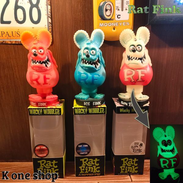 3体セット【ラットフィンク ボビングヘッド EDITION カラー】FUNKO WACKY WOBBLER フィギュア アメリカン雑貨 人形 送料無料 Rat  Fink メルカリshops 還元 - メルカリ