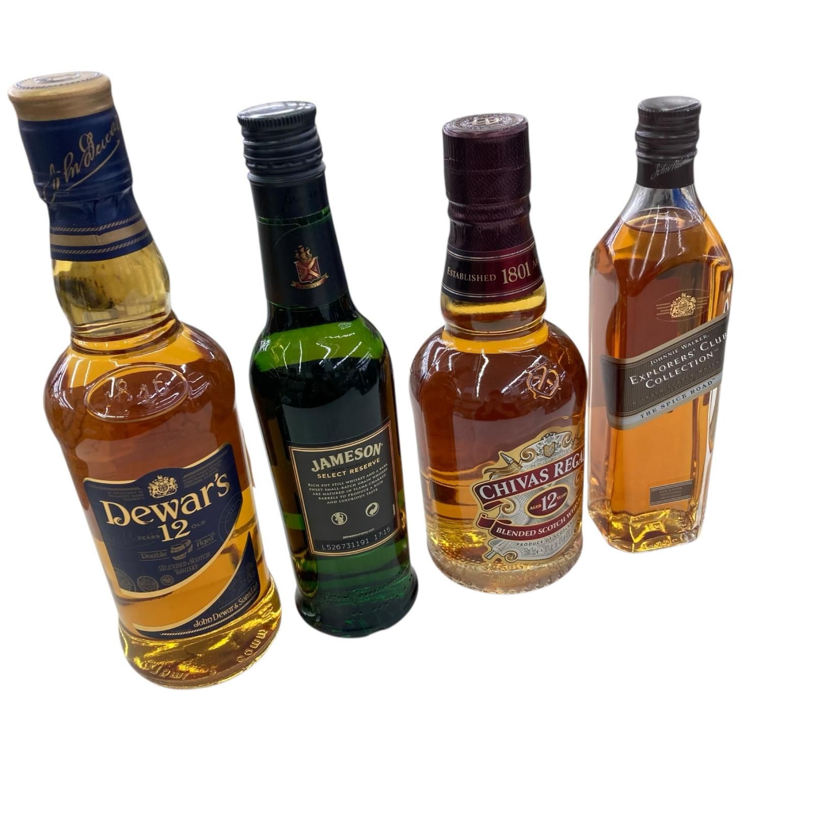 こ*ん様 ジョニーウォーカーウイスキー　4本まとめ売り Amazon.co.jp: 【ギフト・4種セット】ジョニーウォーカー