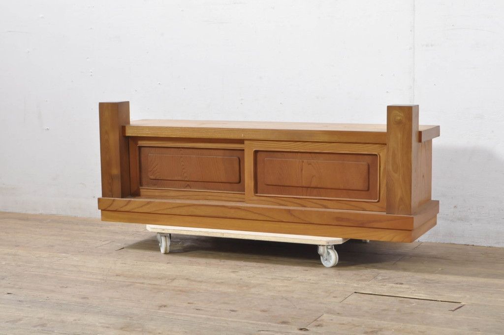 楽天市場】置き床 和室 置床 床の間 飾り棚 和風 茶たんす 引き戸 茶