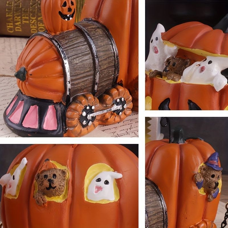 ハロウィン 置物 オブジェ オーナメント カボチャの汽車 パンプキン