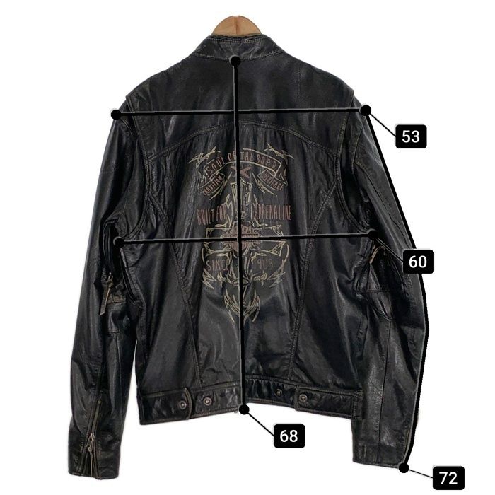 HARLEY-DAVIDSON ハーレーダビッドソン RIDING GEAR レザー シングル 