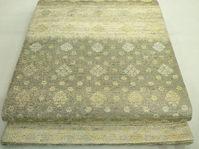 平和屋着物 上 桝屋高尾 ねん金綴錦 六通柄袋帯 アジア繍文 金銀糸 DZAA8568kh5