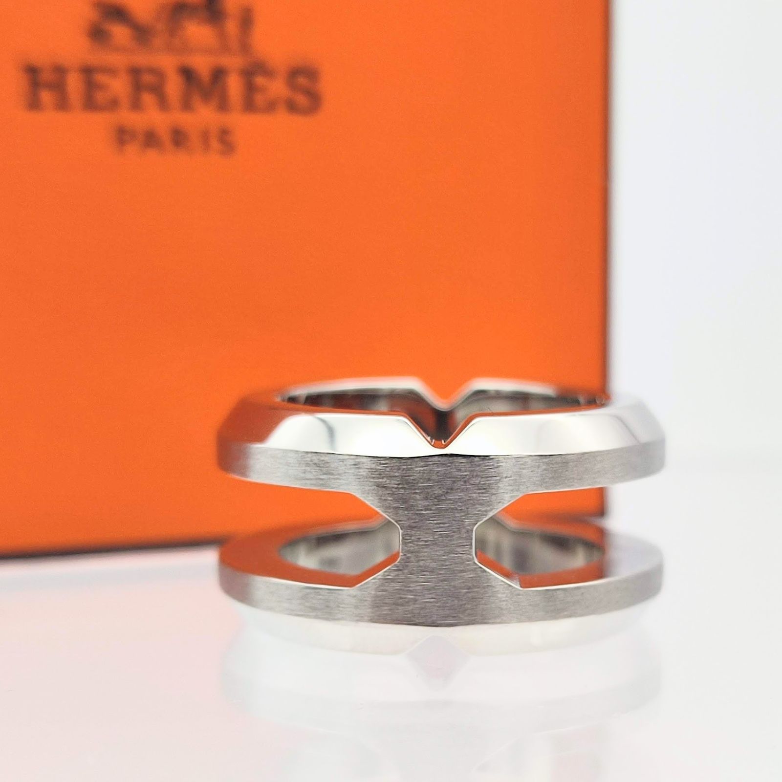 美品】HERMES エルメス Hリング ステンレス T60 18号 - メルカリ