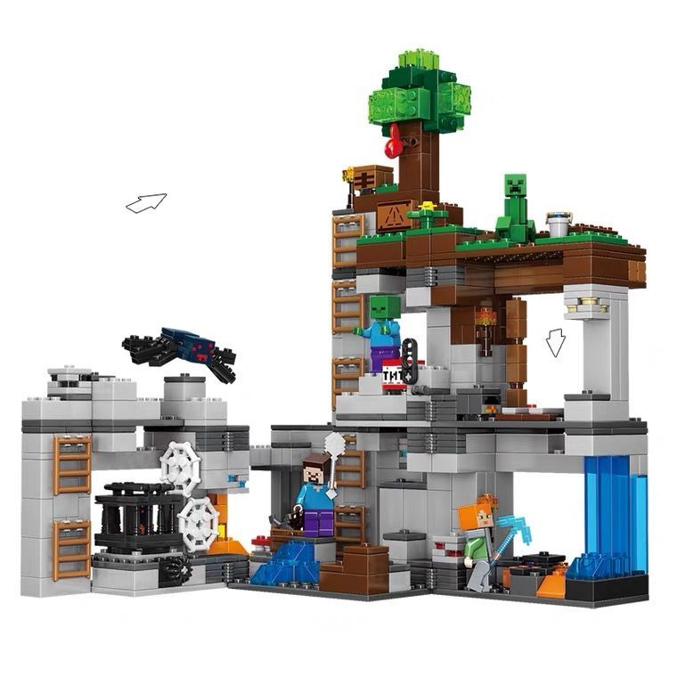 LEGO レゴ マインクラフト マイクラ 風 ブロック 互換 ベッドロックの