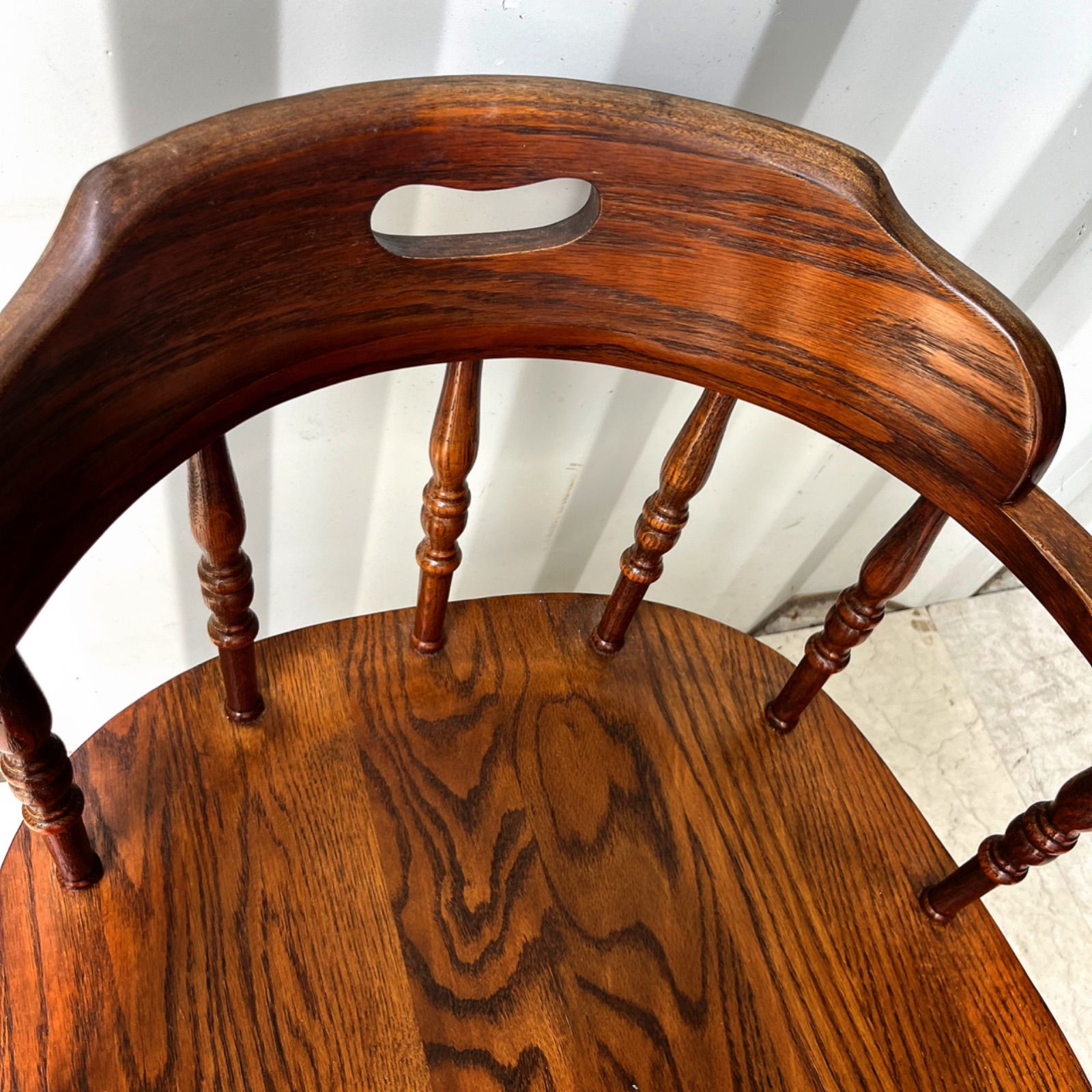 取付無料！天然木おしゃれアンティーク レトロ風ウィンザーチェア キャプテンチェア 取付無料！天然木おしゃれアンティーク レトロ風ウィンザーチェア