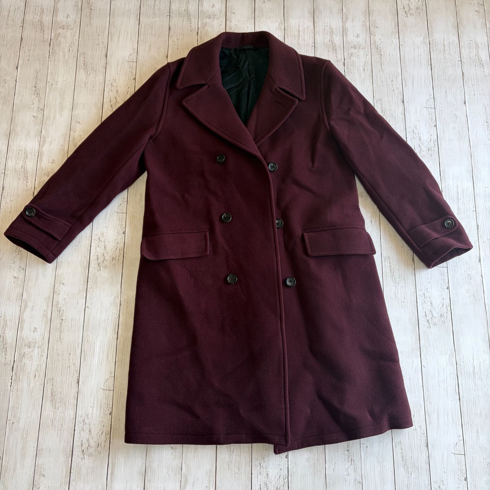 ワコマリア　バーガンディ チェスターコート ワコマリア バーガンディ チェスターコート ワコマリア バーガンディ
