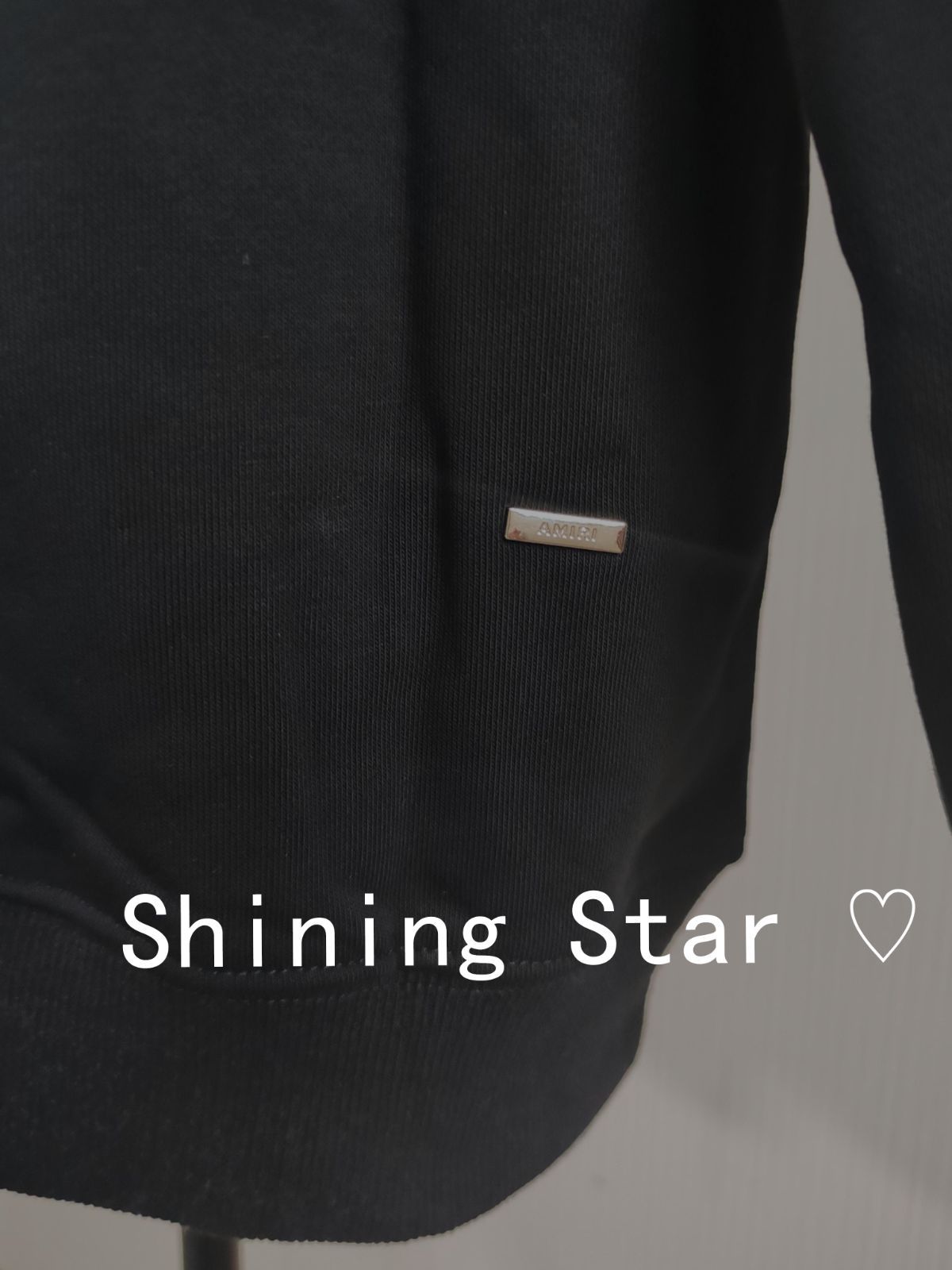 Amiri アミリ スタッガード パーカー ロゴ フード ポケット