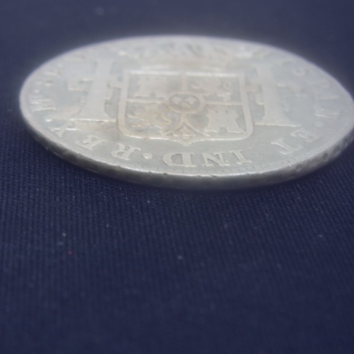カルロス3世 銀貨 1782 銀貨 Sv90 スペイン領メキシコ カルロス