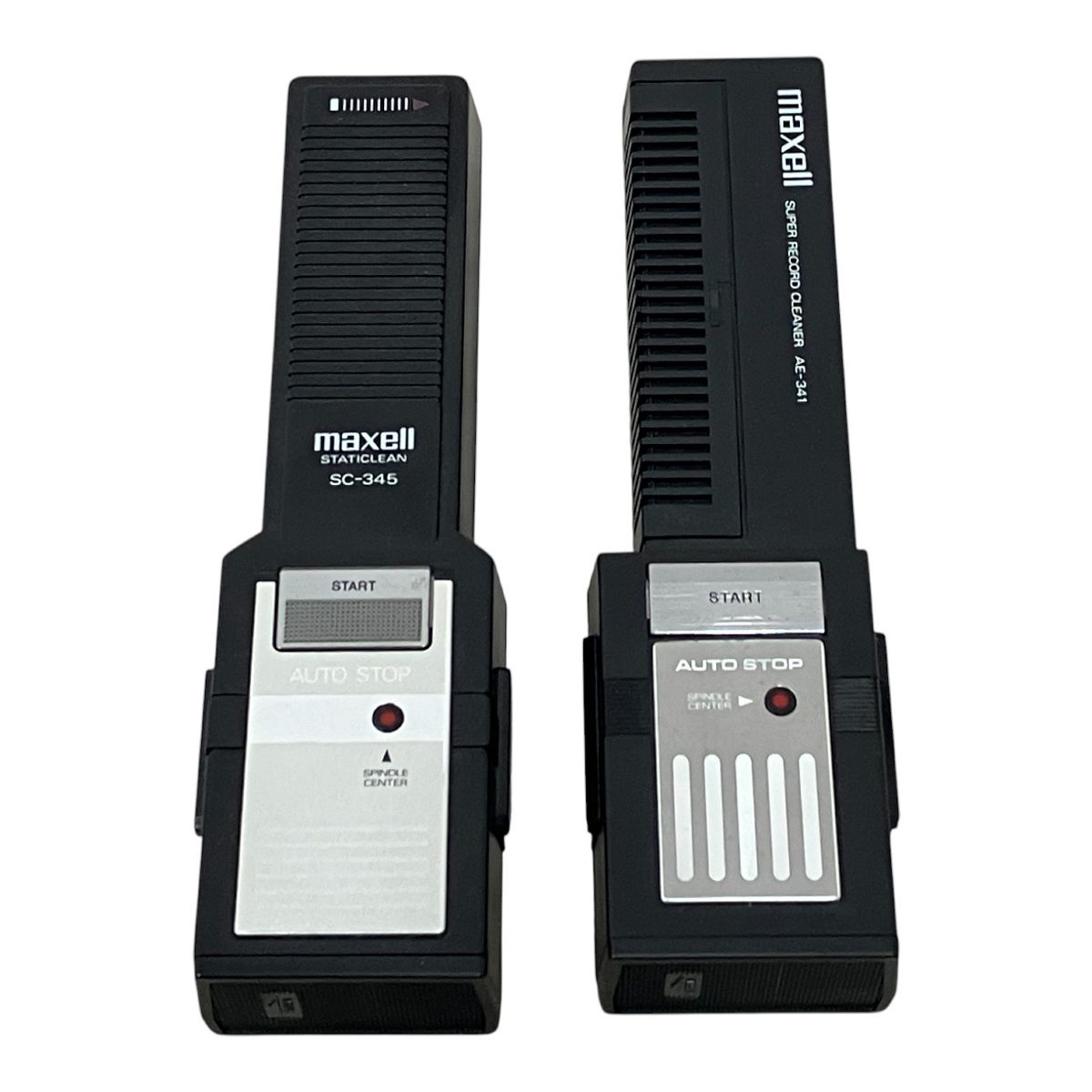 Maxell AE-341 SC-345 レコードクリーナー 静電気除去機 セット 音響機器 アクセサリー ジャンク M10524954