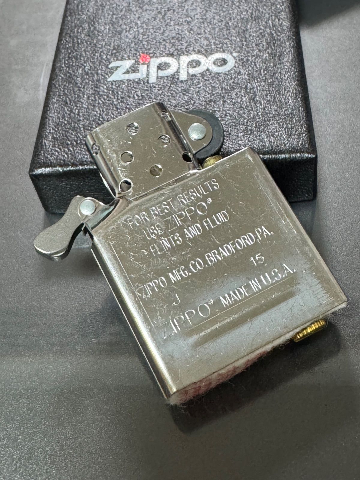 zippo メビウス ブルー シルバー刻印 限定品 MEVIUS BLUE 2015年