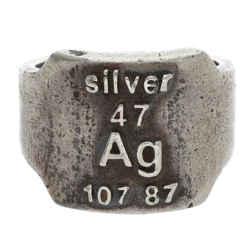 メゾンマルジェラ シルバーリング メンズ 18.5号