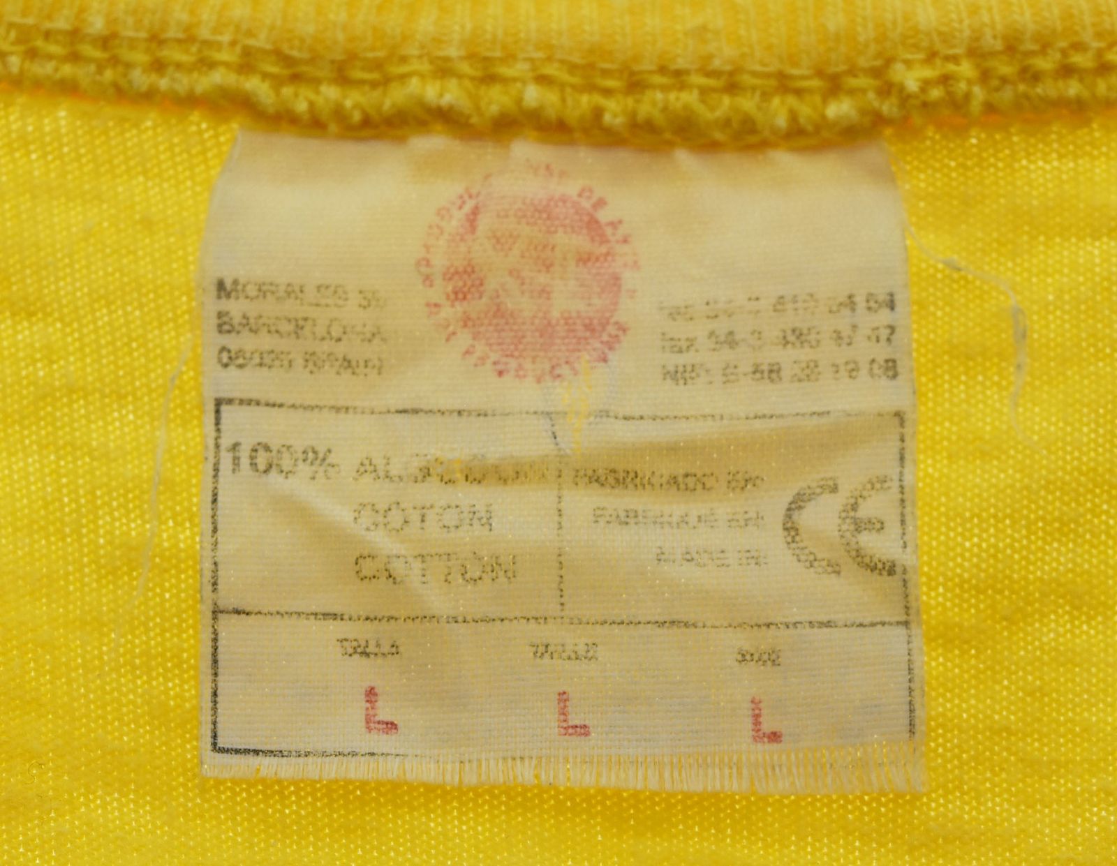 ヴィンテージ Vintage 90s pablo picasso Tshirt 90's パブロ ピカソ Tシャツ コピーライト98年 Tシャツ イエロー Lサイズ 103MT-2526