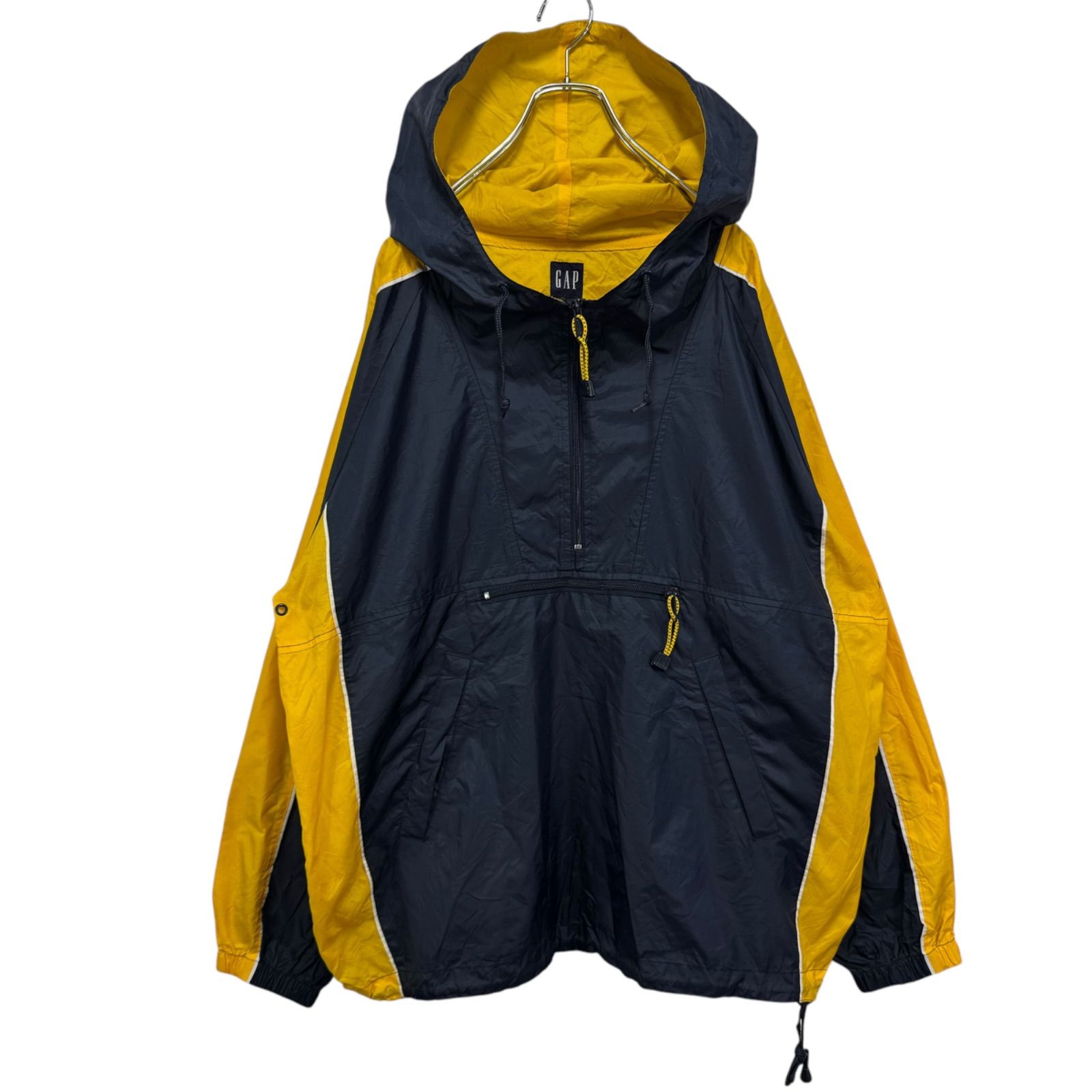 90s OLD GAP Logo Embroidery Nylon Anorak Parka Jacket