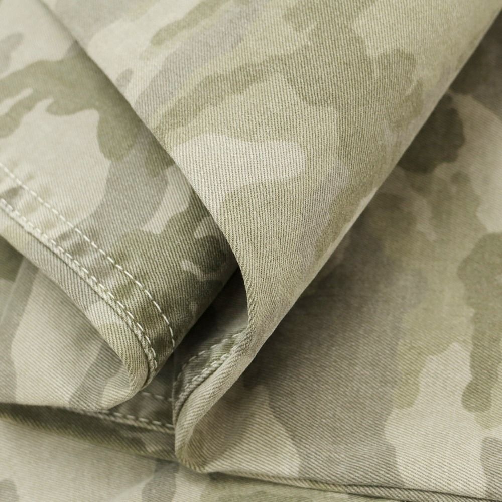 メイソンズ MASON'S ストレッチコットン チェック 5ポケットパンツ オレンジxブラウン 中古メイソンズ MASON\u0027S ストレッチコットンツイル カモフラージュ