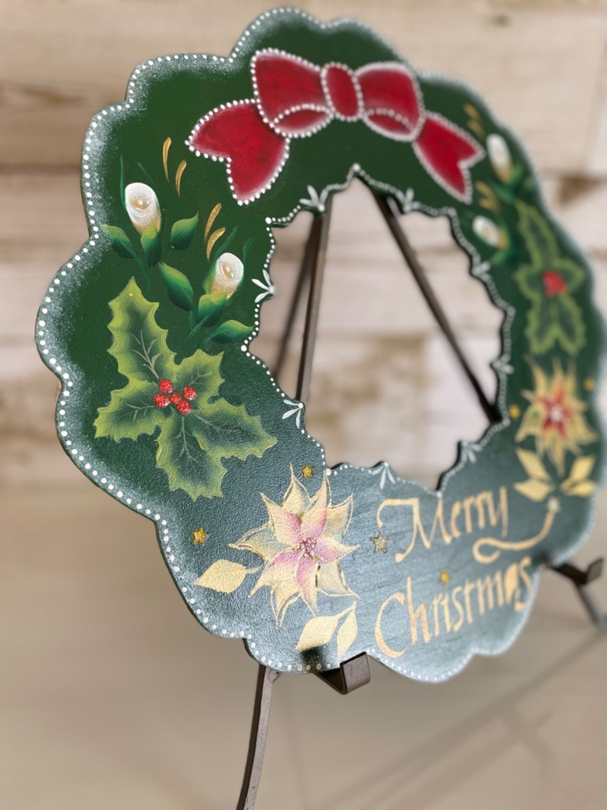トールペイントのクリスマスリース - メルカリ トールペイントのクリスマスリース - メルカリ