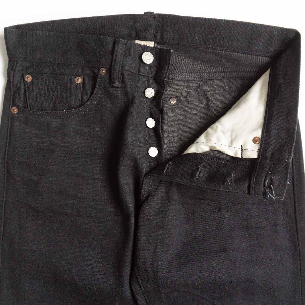 R*n様 RRL ブラック デニム スリムフィット ジーンズ 30/30 RRL Slim Fit Selvedge Denim Jeans - Black on Black | Jeans