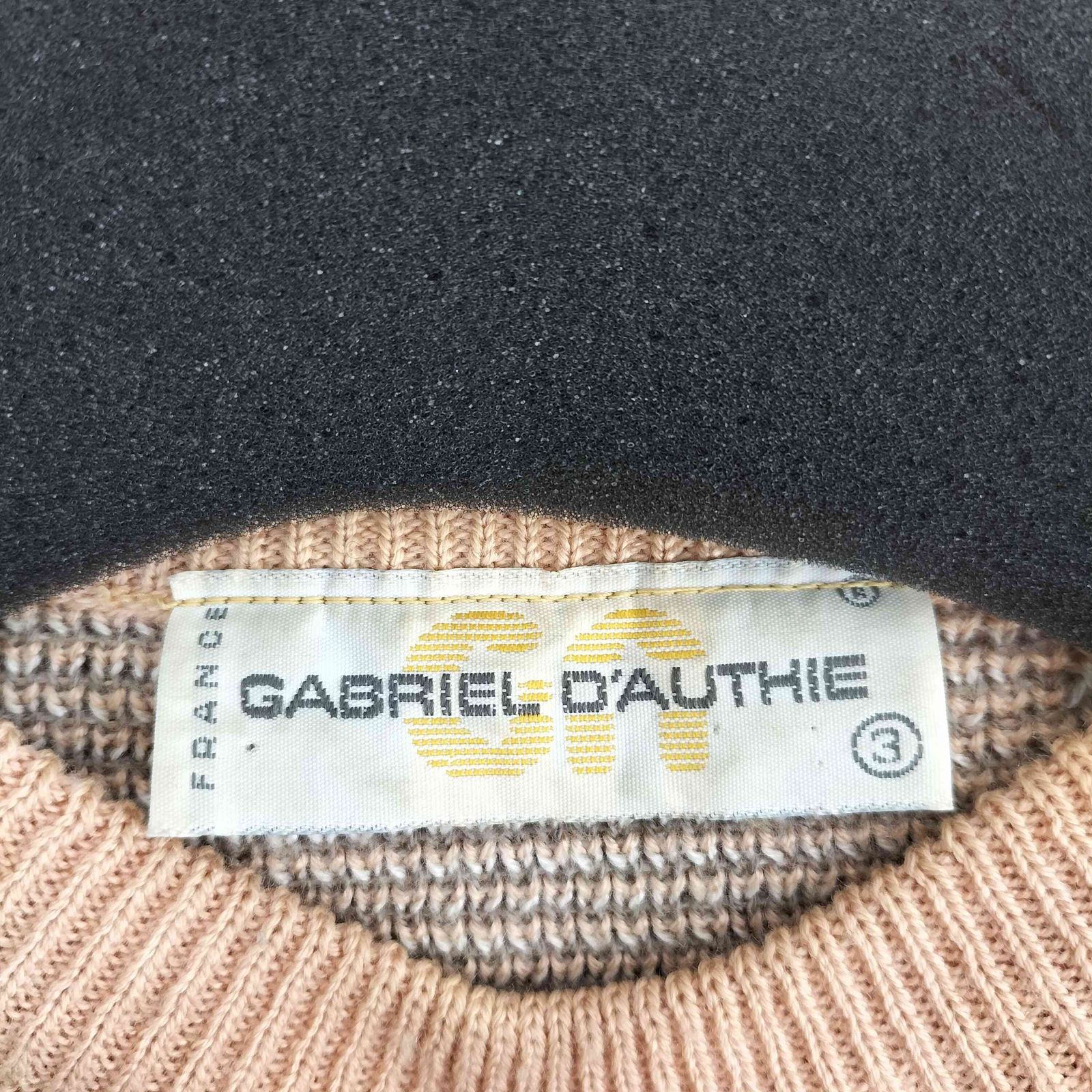 ユーズドフルギ USED古着 GABRIEL DAUTHIE 総柄 クルーネックニット 