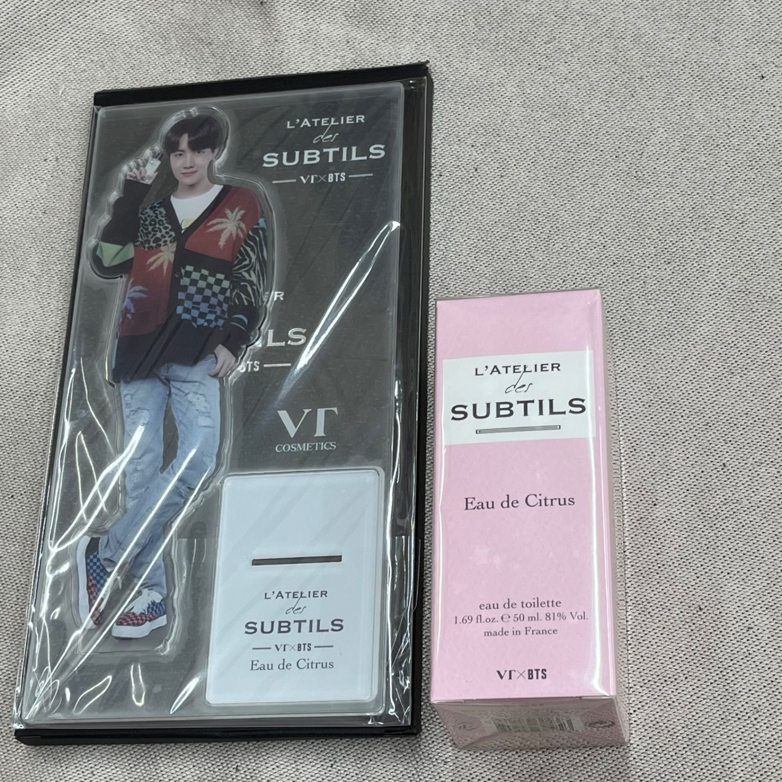 未使用】VT × BTS アクスタ 香水 フルセット L'ATELIER des SUBTILS