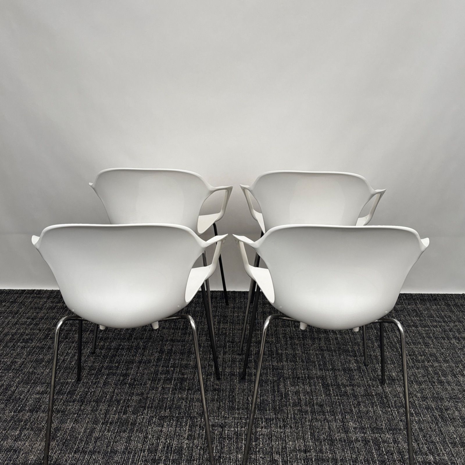 Fritz Hansen NAPチェエア アーム付き4脚セット 正規品 カスパー Fritz Hansen NAPチェエア アーム付き4脚セット 正規品 カスパー
