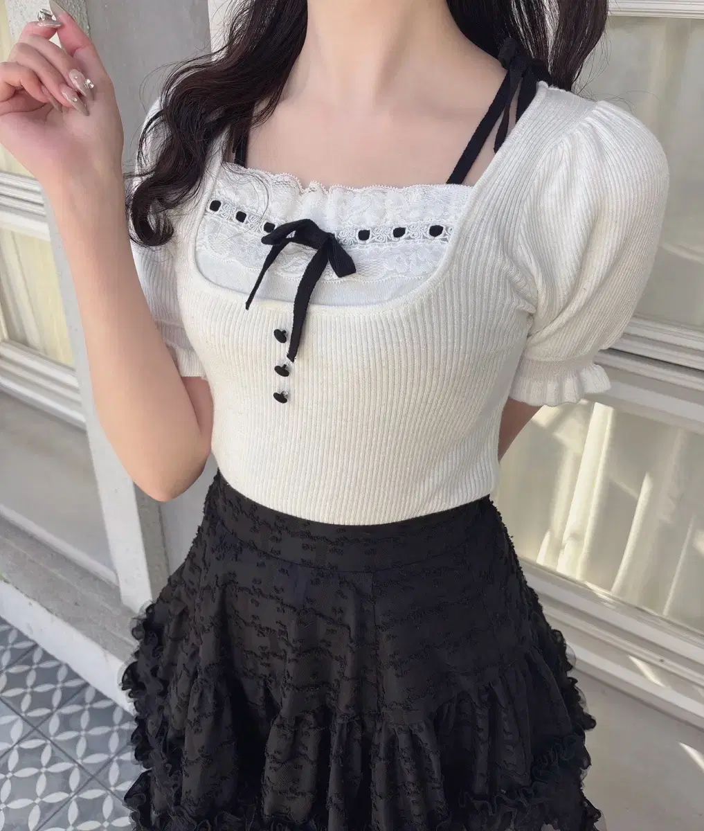 evelyn EBLIN スナ系 半袖ニット