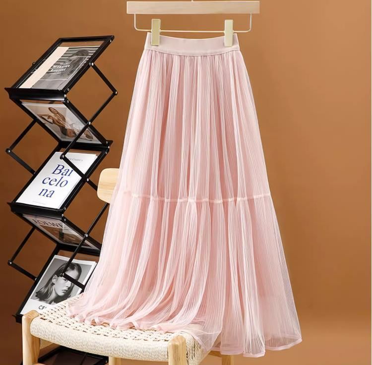 ebure ロング・マキシ丈スカート ベージュ系x茶系 2026523D0466 ebure｜エブールのロングスカート（スカート）通販｜ELLE SHOP