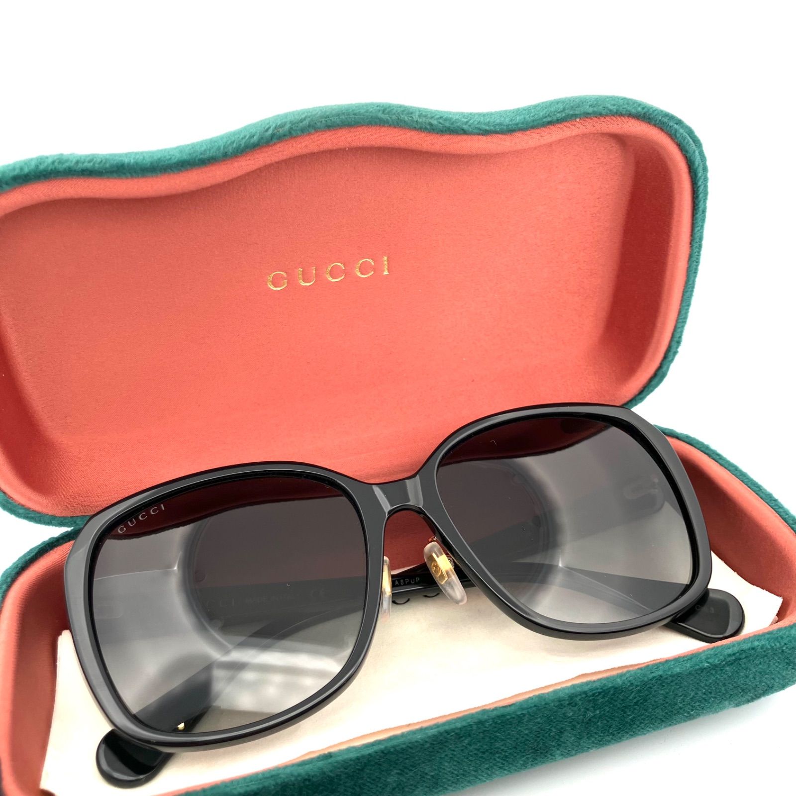 【美品 希少】 GUCCI グッチ サングラス インターロッキングG 鑑定済み】正規品 GUCCI グッチ サングラス インターロッキングG
