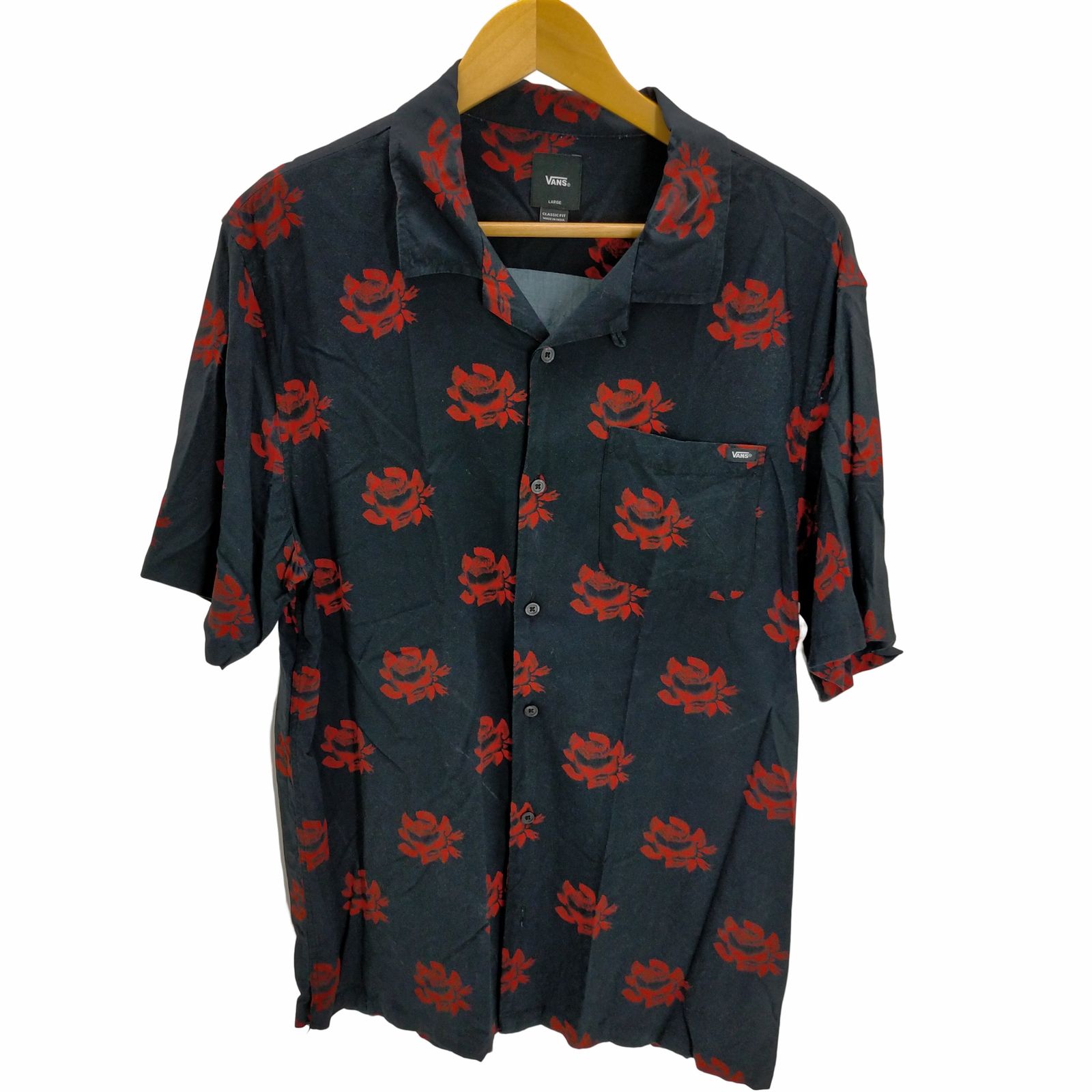 VANS VALENTINES WOVEN SHIRT 花柄シャツ-