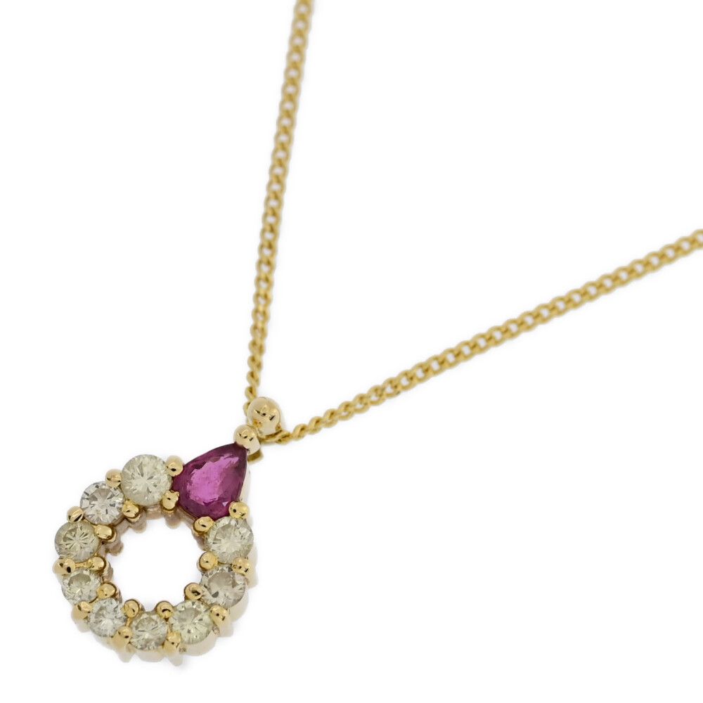 RU0.19ct/FD:0.28ct/サークルモチーフ・7月誕生石 1P・ルビー  