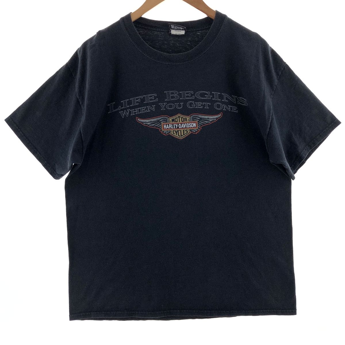 古着 ハーレーダビッドソン Harley-Davidson 両面プリント モーターサイクル バイクTシャツ メンズL/eaa381794
