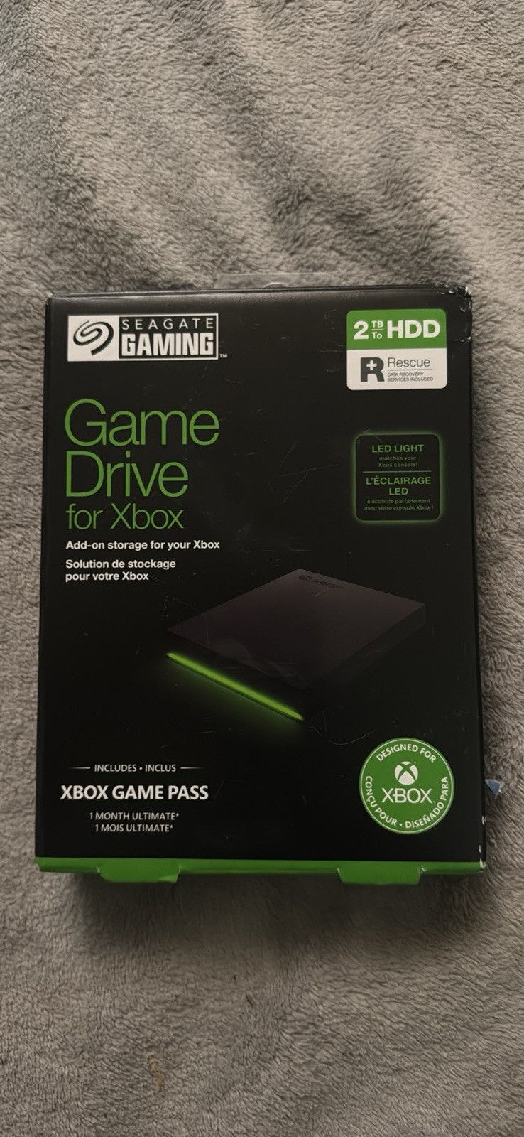 Seagate Game Drive 4TB Xbox用 外付けHDD Seagate Game Drive for Xbox, 4 TB, Zewnętrzny, przenośny dysk HDD