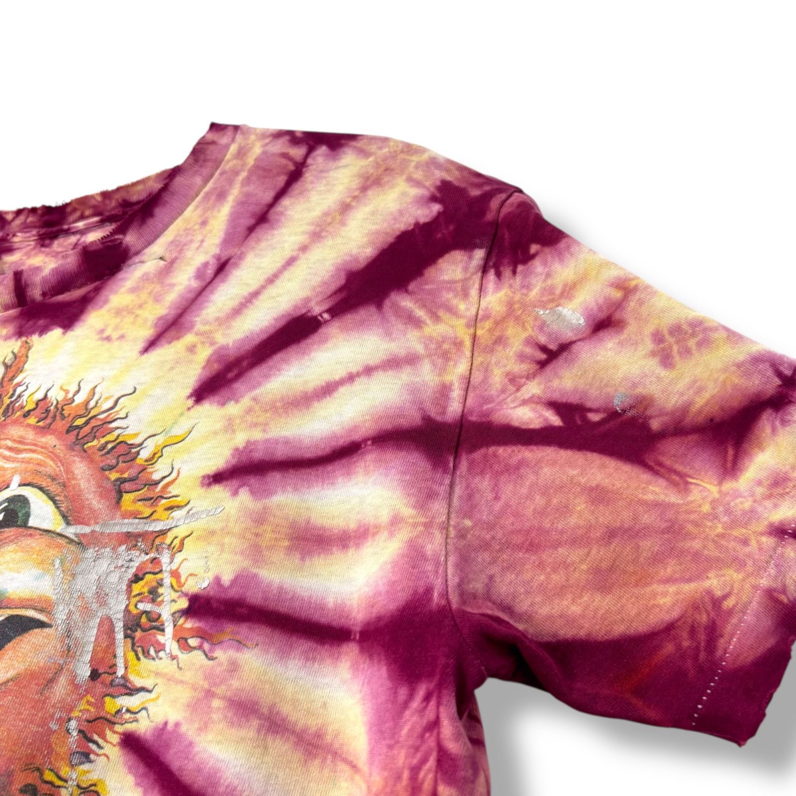 Special】 80s Grateful Dead Tie Dye Print Band T-Shirt 80年代 