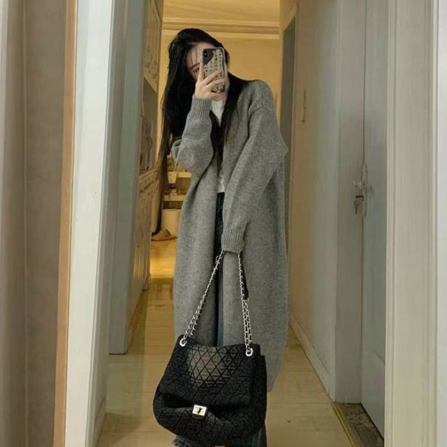 種類22：ブラック/M アウター カーディガン 長袖 かわいい 大人可愛い