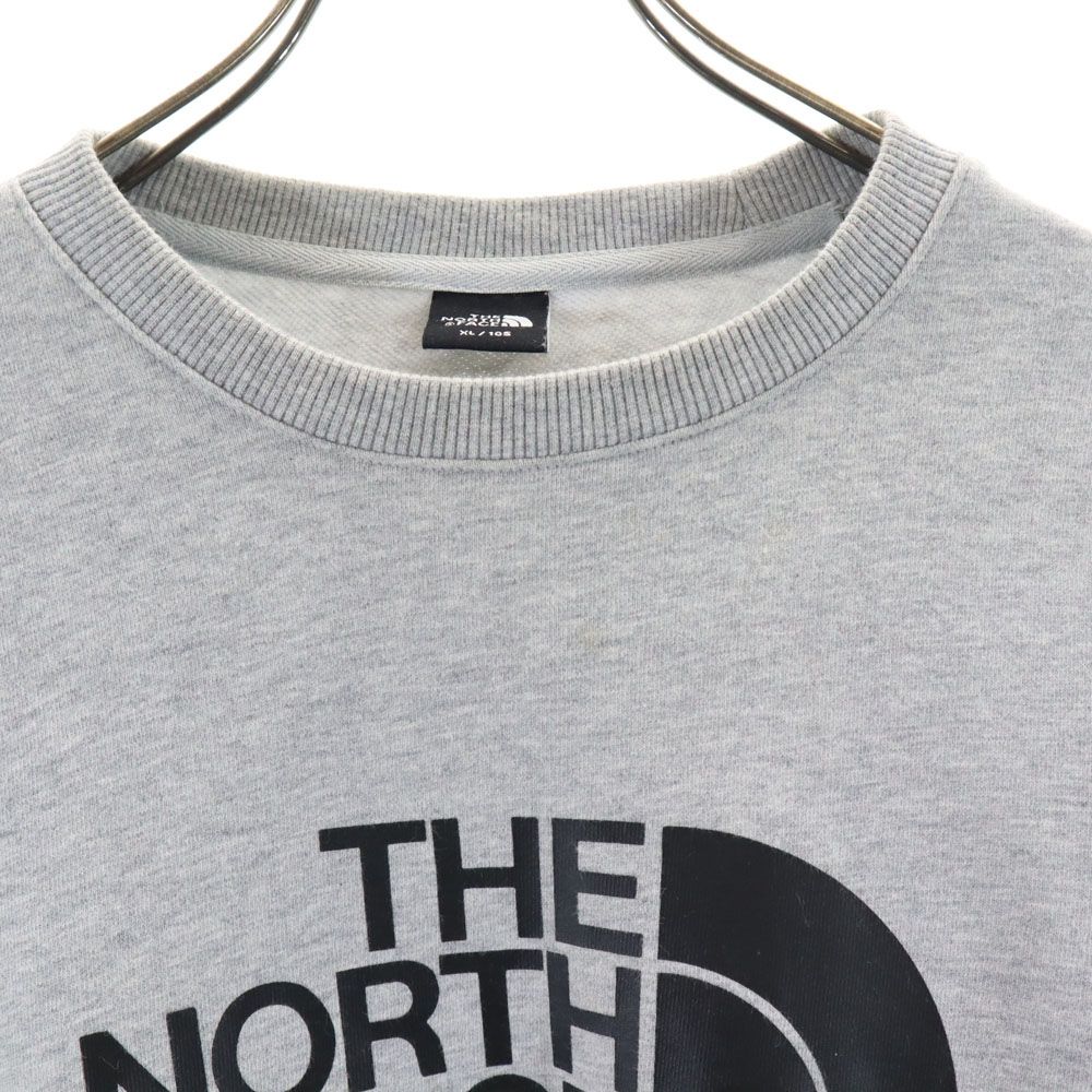 ノースフェイス 韓国製 アウトドア 長袖 スウェット トレーナー XL グレー THE NORTH FACE メンズ