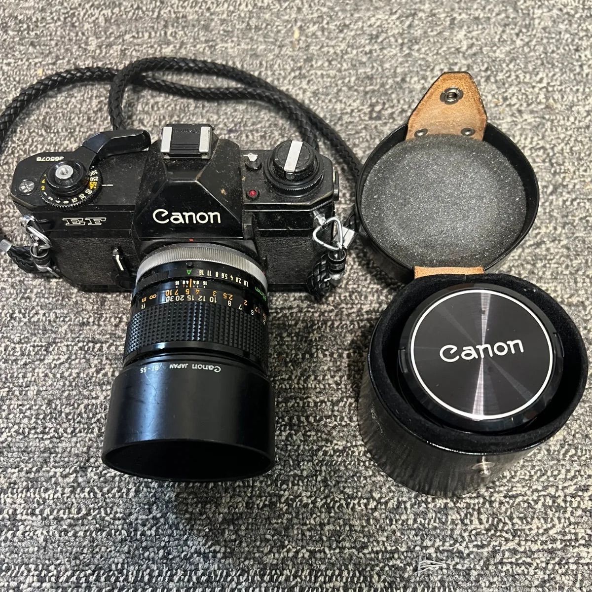 と*し様 【ジャンク品】Canon フィルムカメラ レトロデザイン ⭐︎ Canon ショップ EF 一眼レフ フィルムカメラ レトロ 昭和レトロ