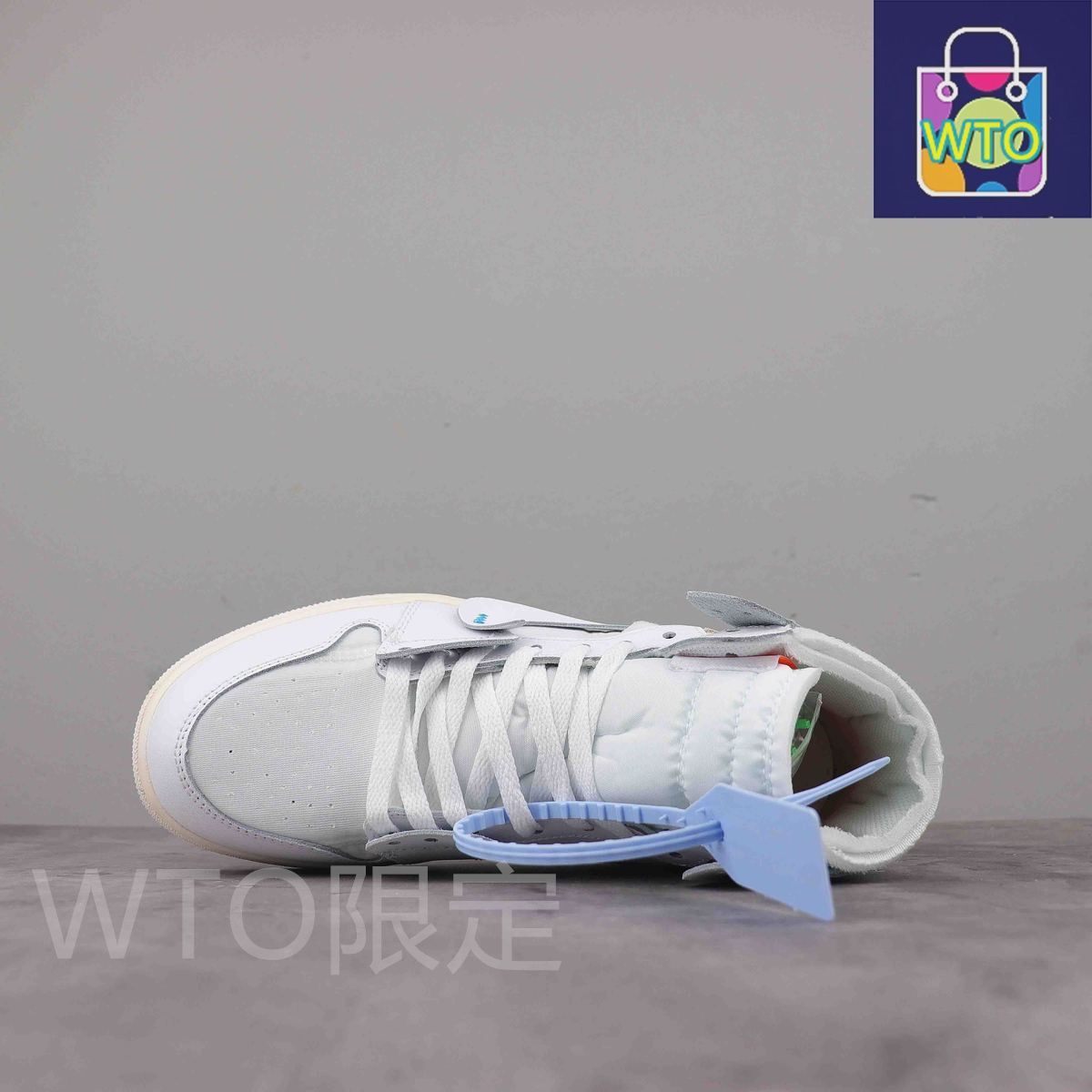 全新未使用男女兼用 OFF-WHITE X Air Jordan 1 スニーカー-WTO