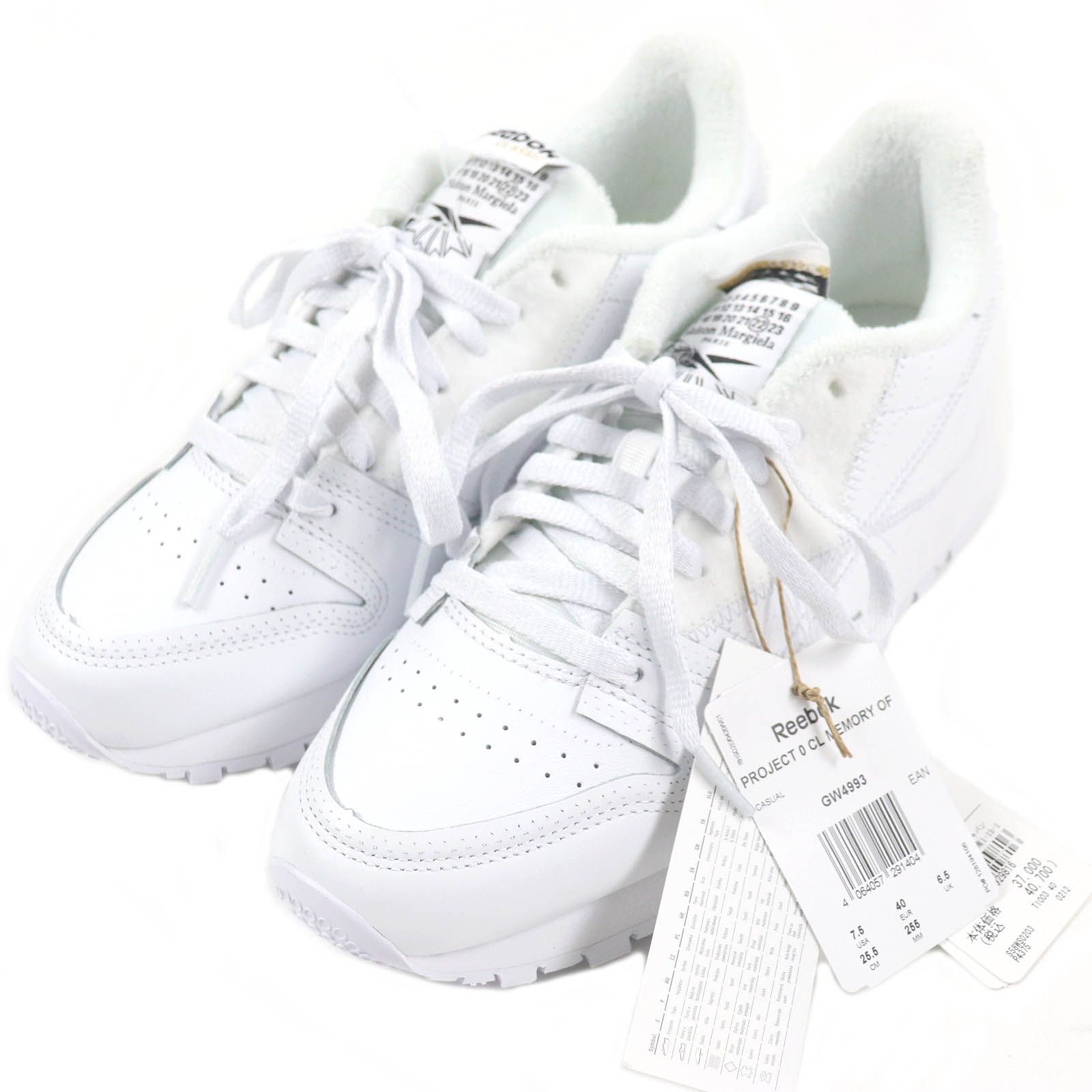 未使用品□Maison Margiela 22×Reebok メゾンマルジェラ22×リーボック 