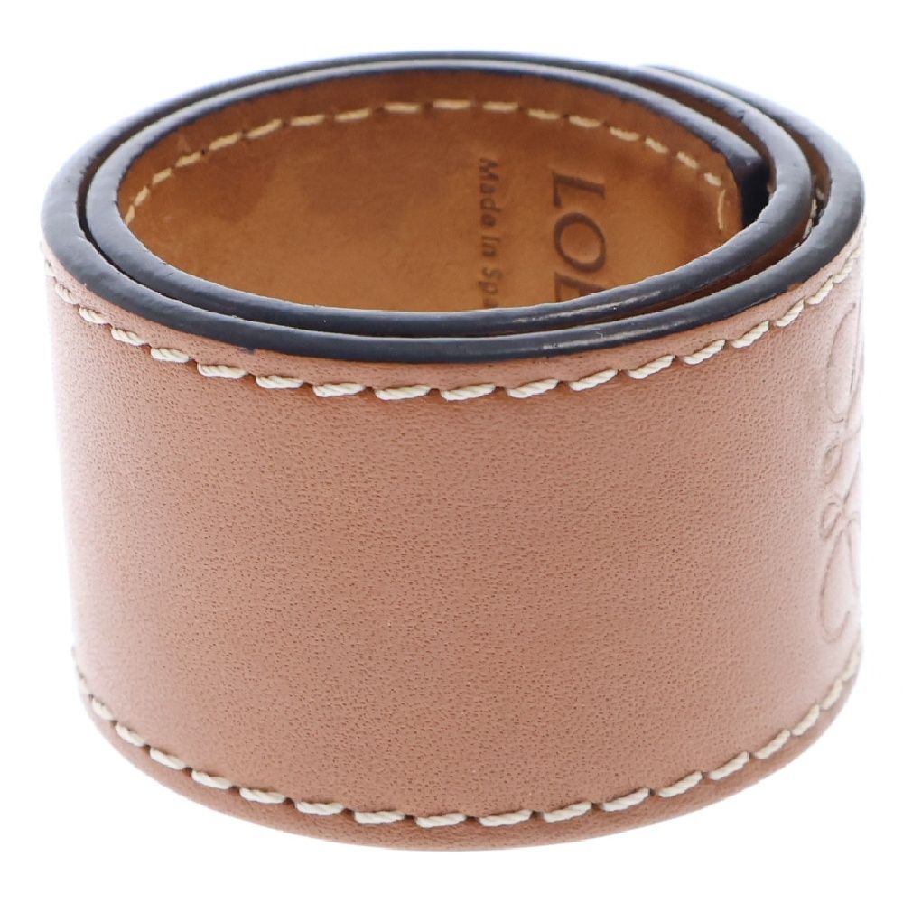 LOEWE (ロエベ) アナグラム スラップ レザーブレスレット