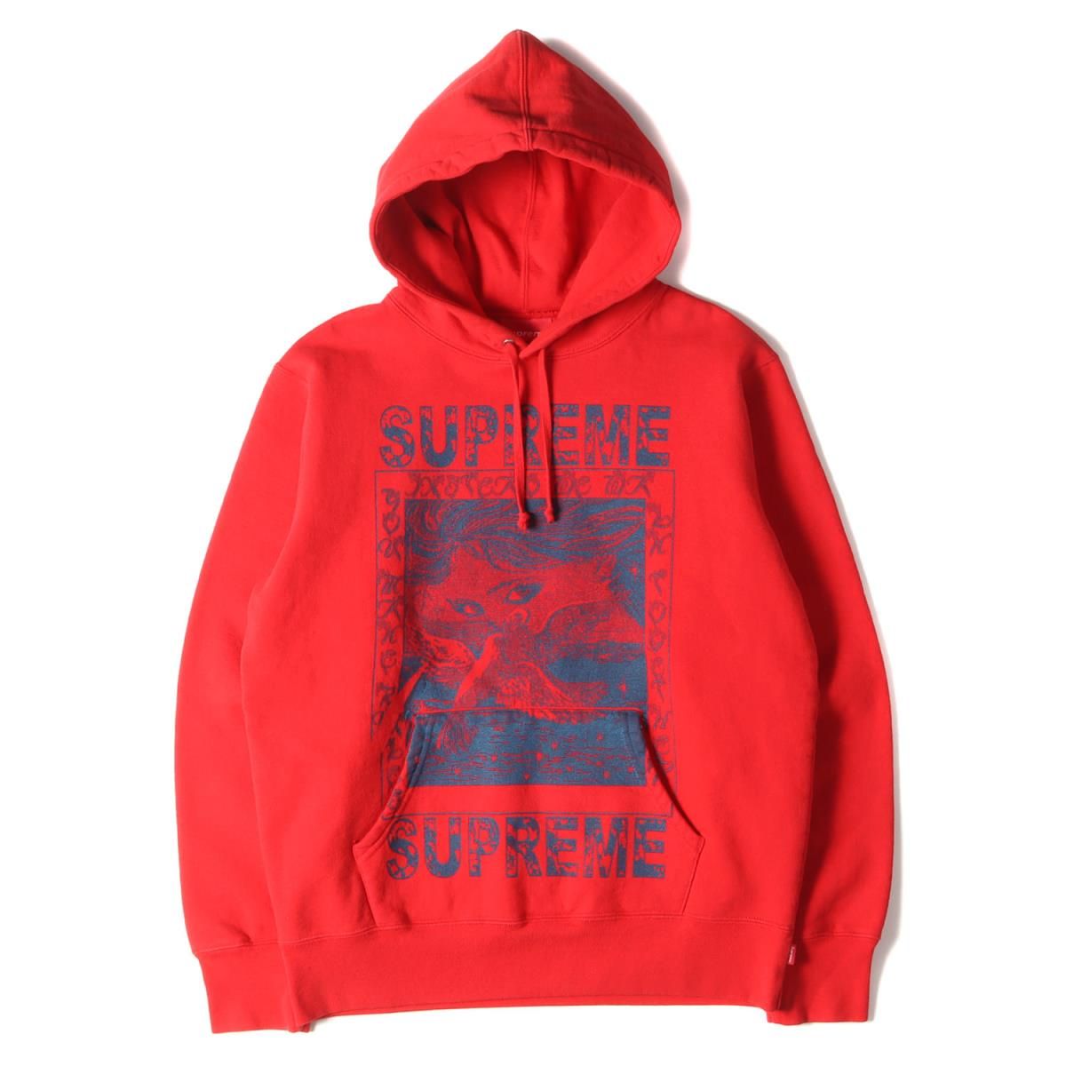 美品 Supreme シュプリーム パーカー アート グラフィック スウェット 