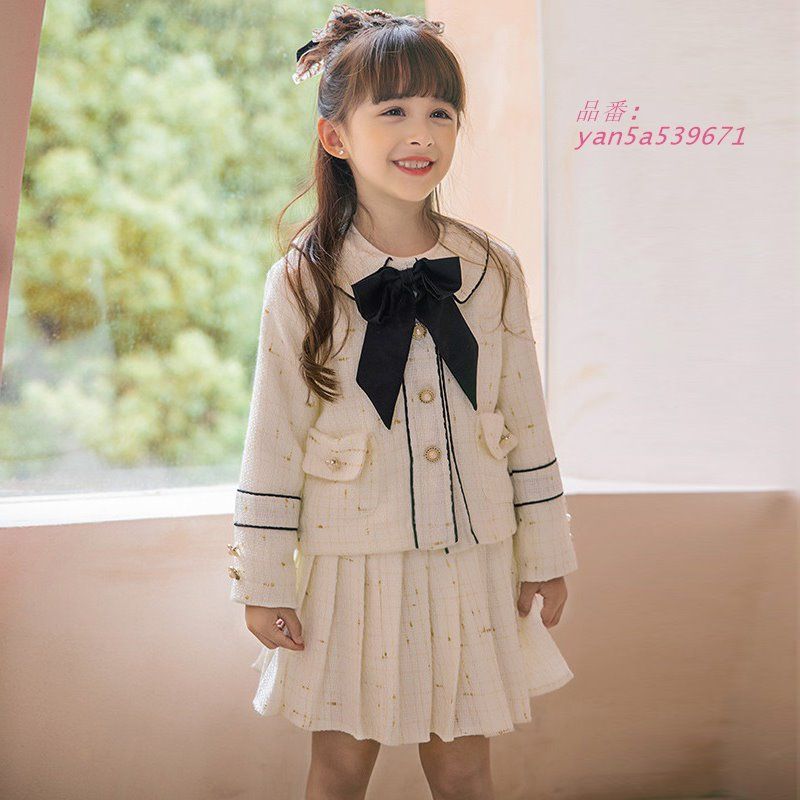 入学式 卒業式 スーツ 2点セット 女の子 子供服 卒園式 フォーマル 七五三 セットアップ ジャケット 子ども服 スカート 小学生 キッズ yan 5 a 539671