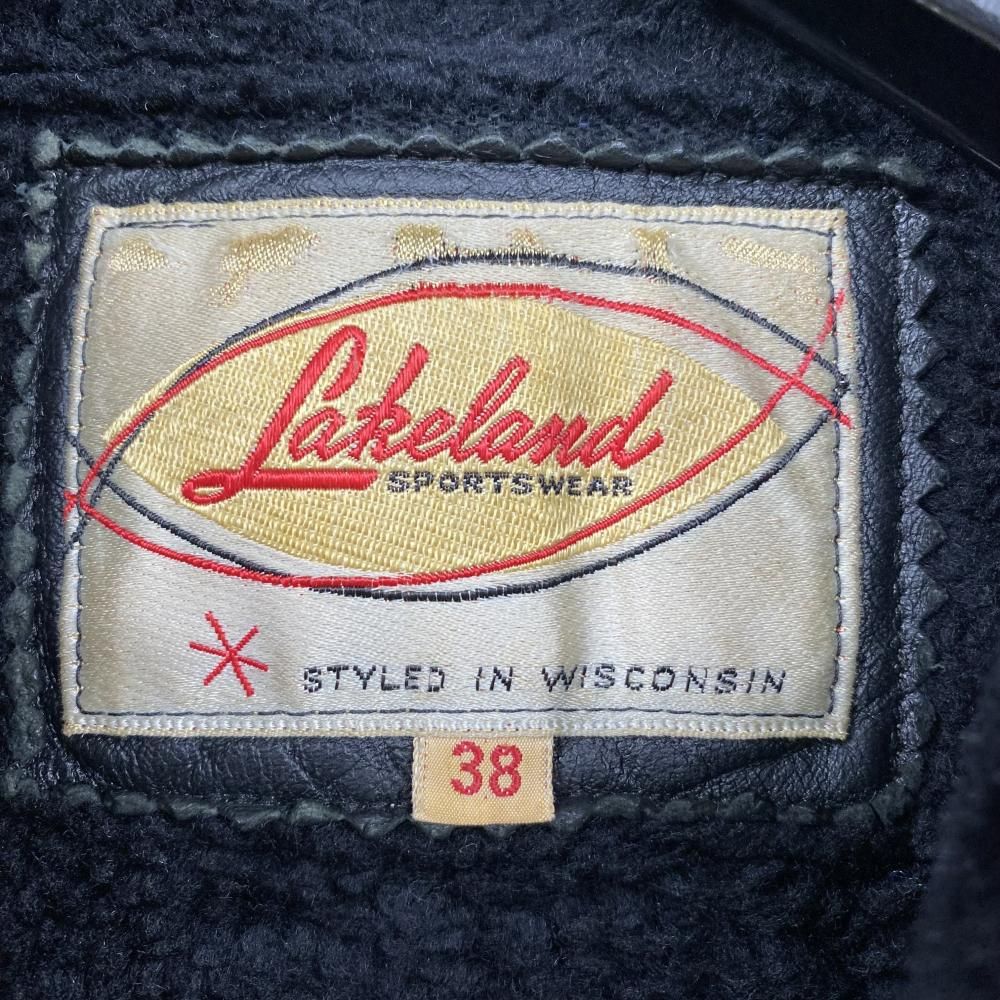 LAKELAND ギャングコート　ビンテージ 中古】60s LAKELAND ギャングコート サイズ38 グレー レイクランド[17