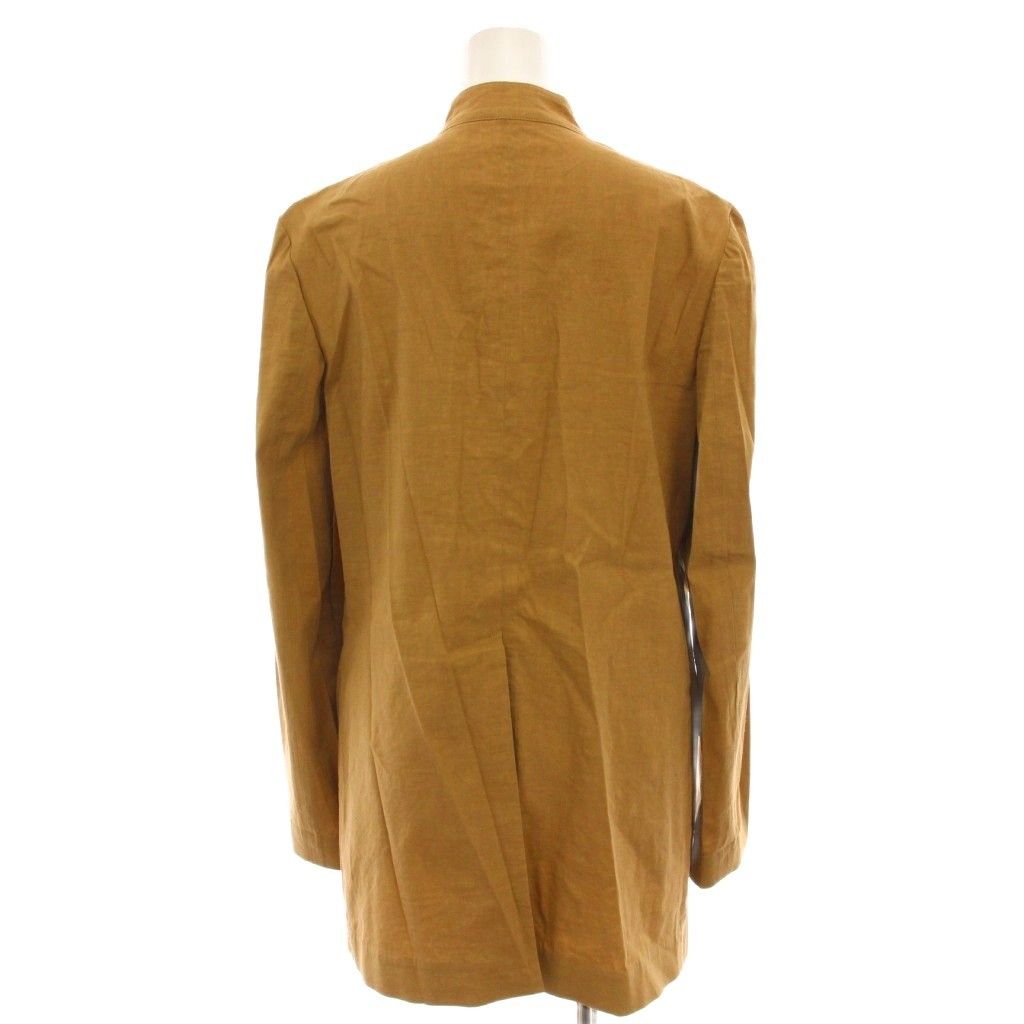 セオリー Theory ORGANIC CRUNCH WAS FLUID JACKET UL PULL ON PANT スーツ セットアップ 上下 テーラードジャケット パンツ リネン混 4 茶 YM