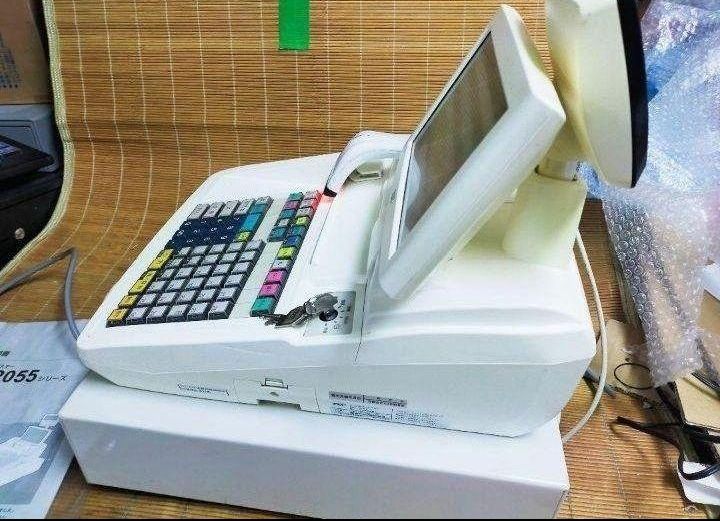東芝テック製の飲食店向けカラー液晶レジスター「FS-2055」 中古】東芝テック株式会社 システムレジスター FS-2055 - 株式会社文光堂