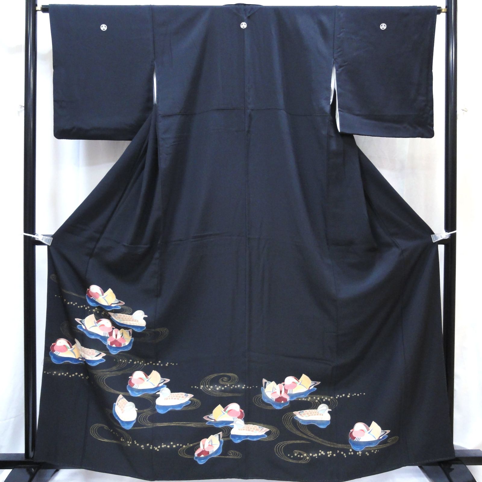 着物 黒留袖 おしどり 正絹 No.200701-0085 梱包サイズ80