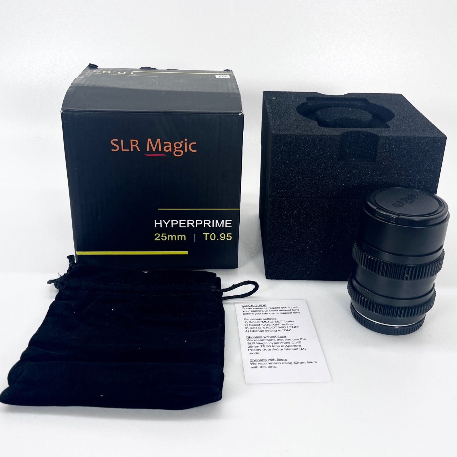 ☆極美品☆SLRMAGIC 25mmF0.95 CineⅢ マイクロフォーサーズ