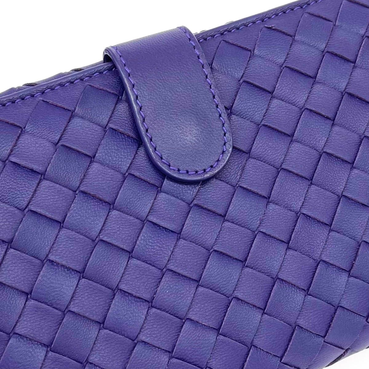 美品 BOTTEGA VENETA ボッテガヴェネタ イントレチャート 長財布 