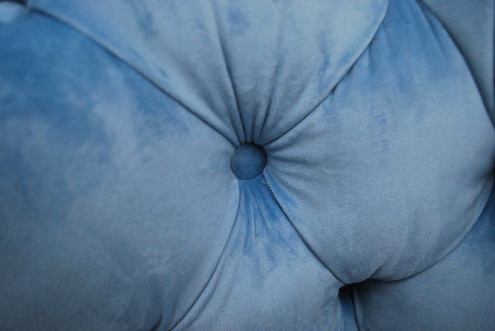 チェスターフィールド調 ブルーグレイ