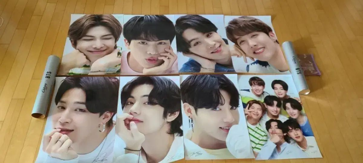 防弾少年団(BTS) - BTS  チルソンサイダー 特典  個人ポスター7枚 集合ポスター1枚✩.*˚ BTS 大人気商品「チルソンサイダー」が日本でも発売決定！！購入