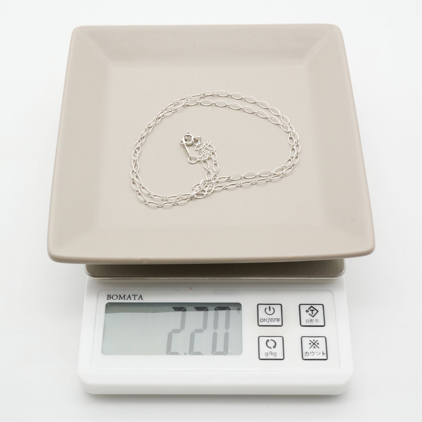 極美品51cm ティファニー オーバルリンクチェーン ネックレス/25